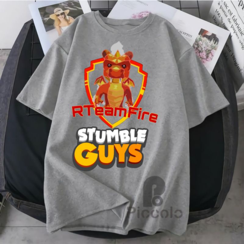 baju kaos anak stumble guys bahan cotton