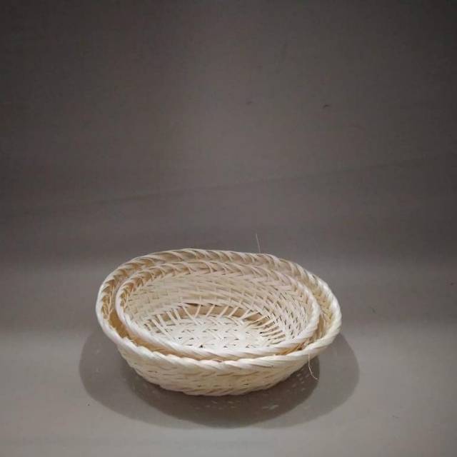 Tempat Dodol Anyam Bambu Oval, Wadah Anyam Bambu Oval