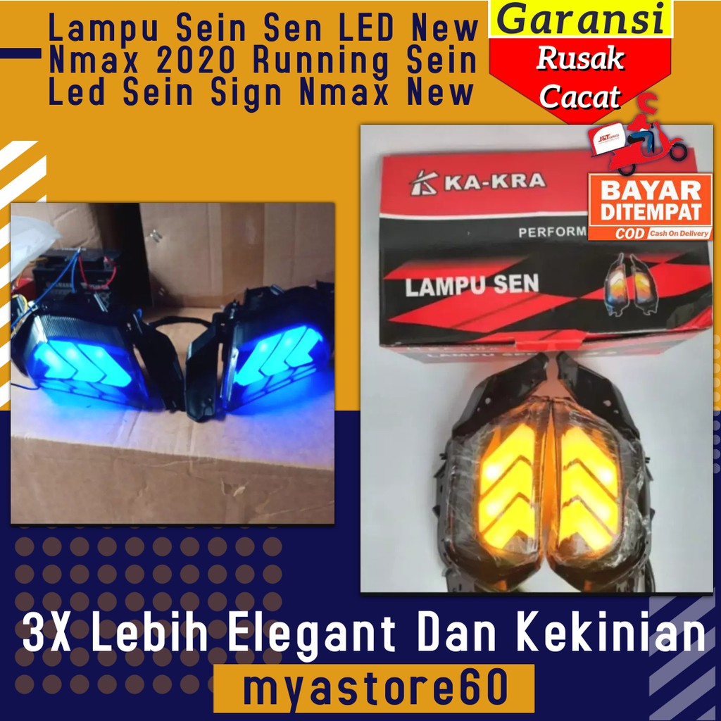 Lampu Sein Sen LED New Nmax 2020 Running Sein Led Sein Sign Aksesoris Variasi Yamaha New Nmax 2020