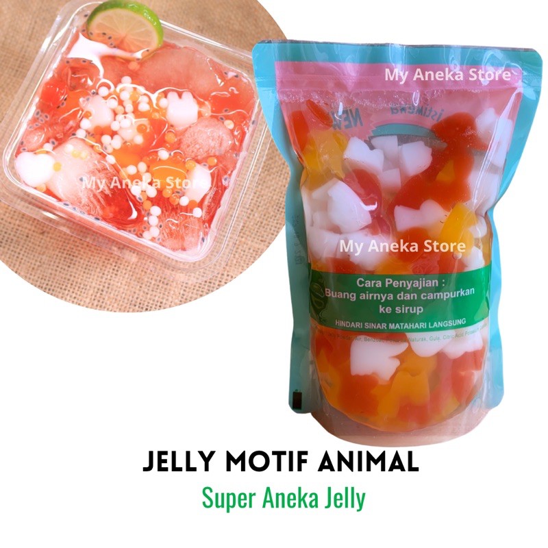 jelly motif animal &quot;super aneka jelly&quot;