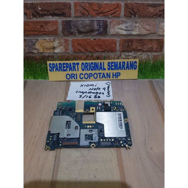 SPAREPART HP ORI COPOTAN MESIN NYALA NORMAL XIAOMI REDMI NOTE 4 Snapdragon RAM 3gb