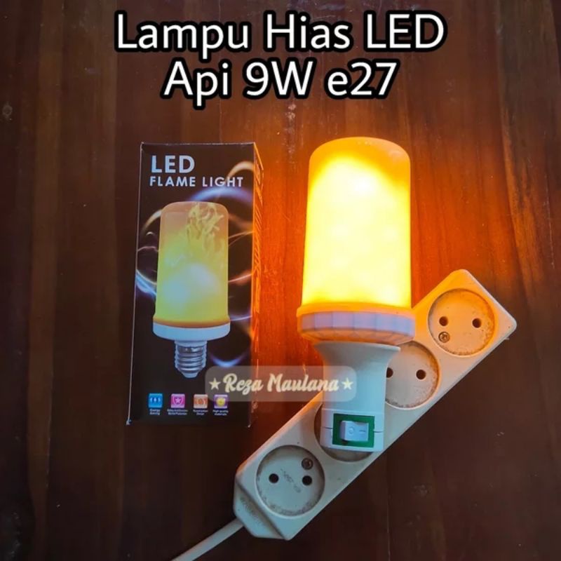 Lampu Hias Api 9 Watt e 27 Lampu Hias Obor