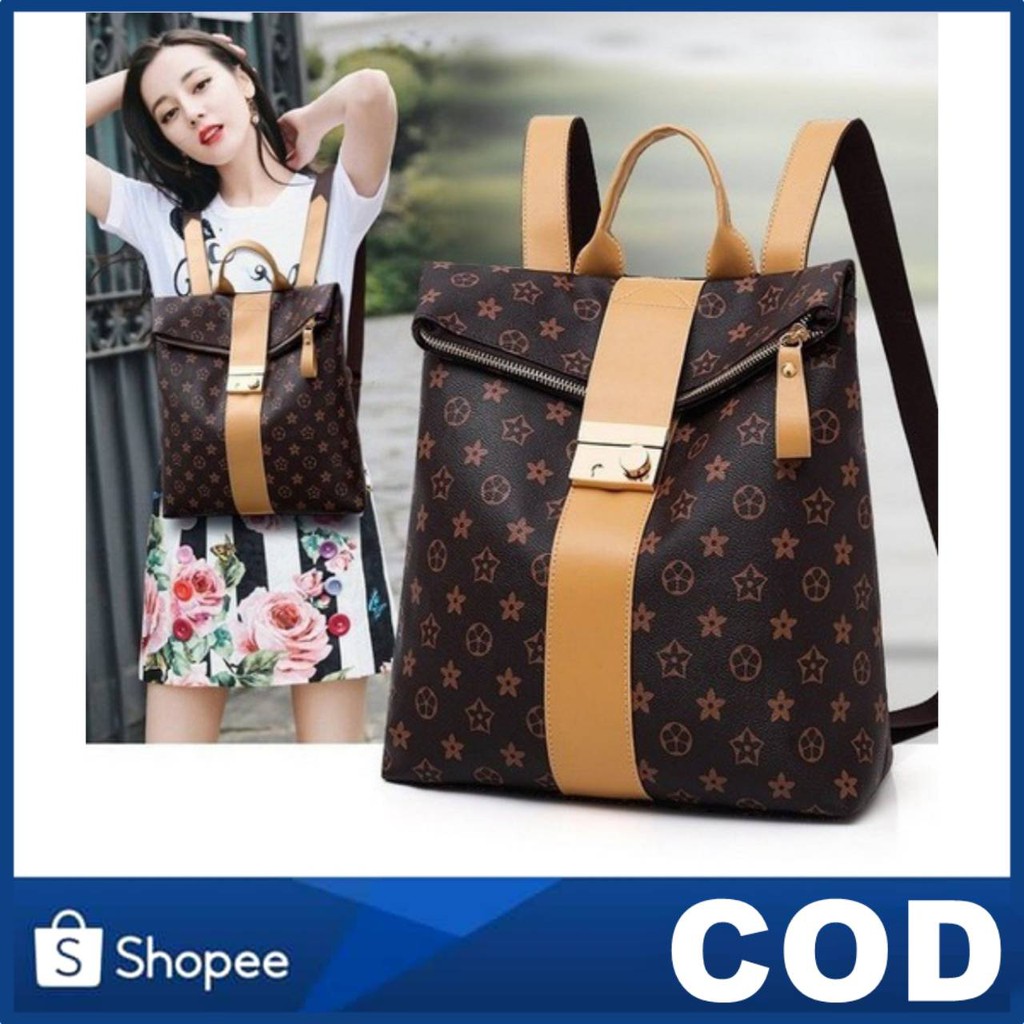 Falahcollection - COD Tas Wanita Terbaru Model Import / Tas Ransel Wanita Terbaru Fashion Korea Styl