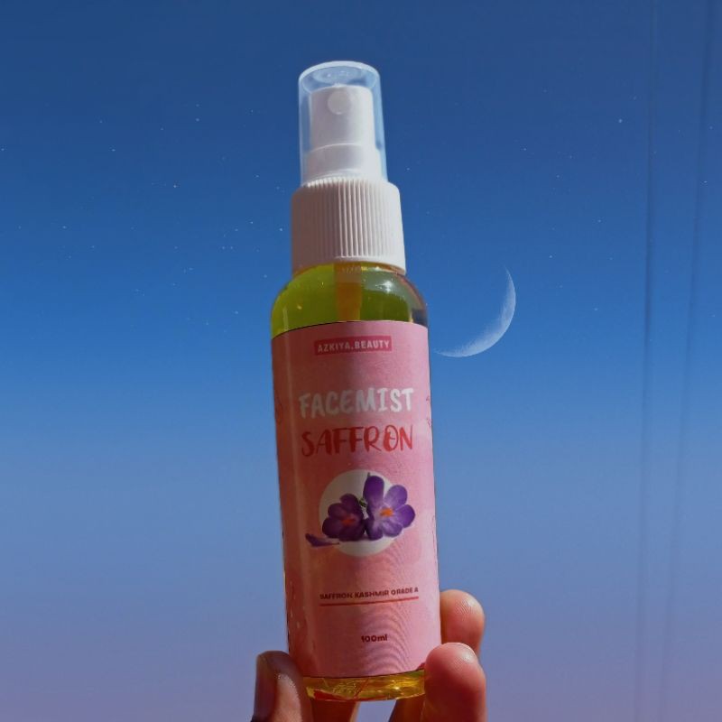 Face Mist Saffron Kashmir Grade A 100ml | Saffron Spray With Actual Water And Rose Water