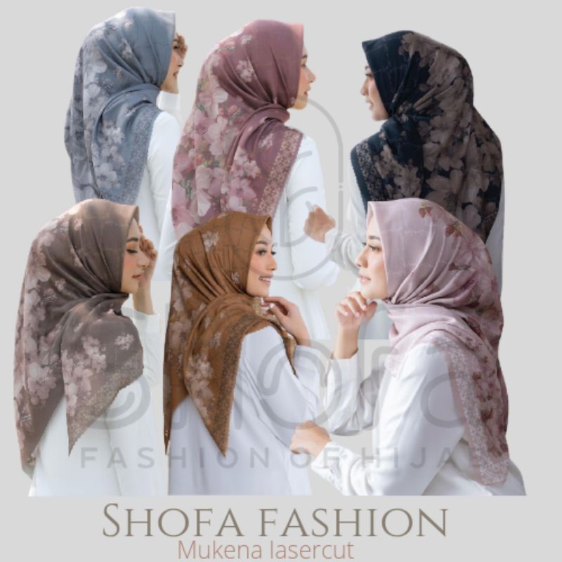 (Aut 09)HIJAB SEGIEMPAT LASERCUT SCARF PILIHAN COD