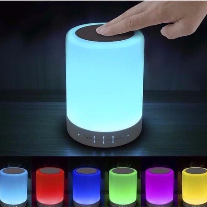 Speaker bluetooth + lampu tidur RGB