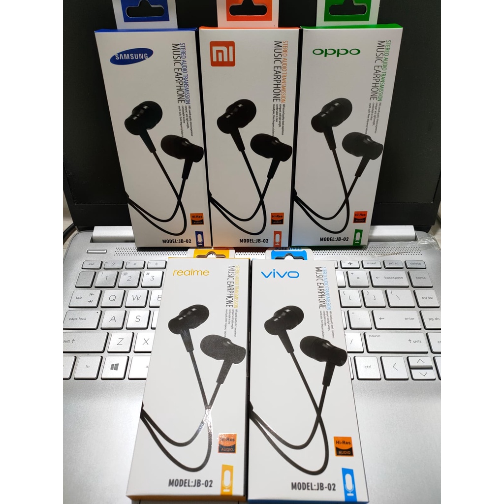 Headset Brand JB-02 Music Earphone Hadfree Brand JB-02