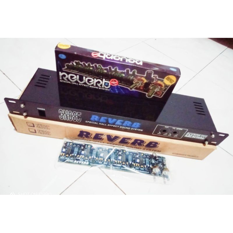 Kit Dan Box Effect Reverb 2 potensio