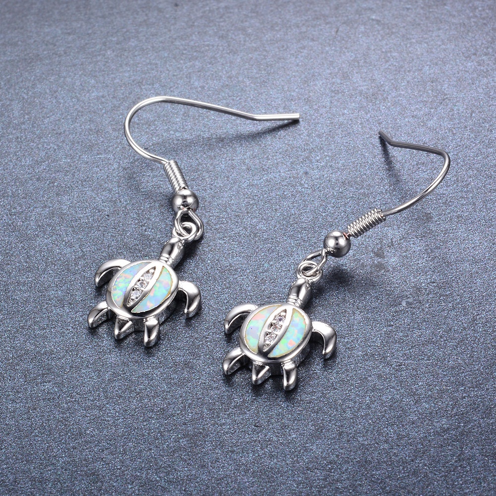 Hu Hu Hu Hu Hu Alat Bantu Pasang Kacamata♡ Anting Kait Gantung Wanita Desain Kurakura Hias Opalberlian Imitasi Untuk Hadiah