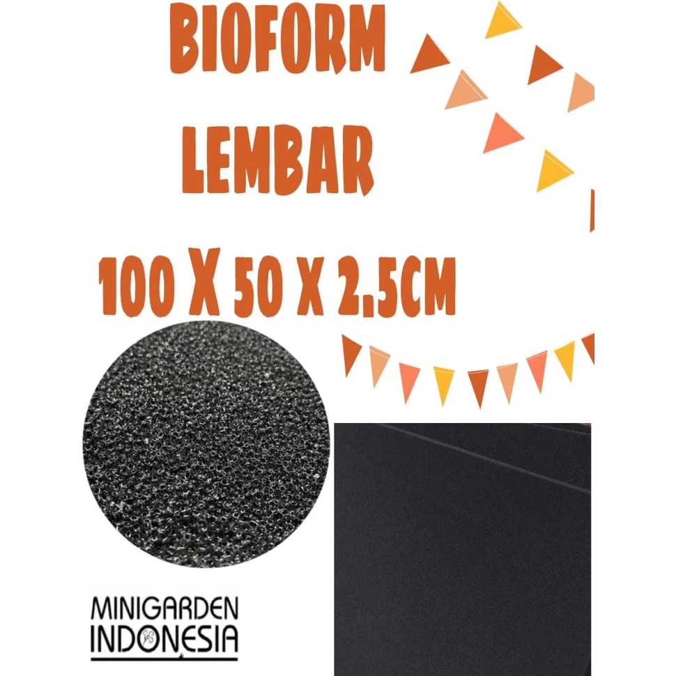 BIOFOARM 100 X 50 CM busa media filter bioform biofill aquarium kolam ikan