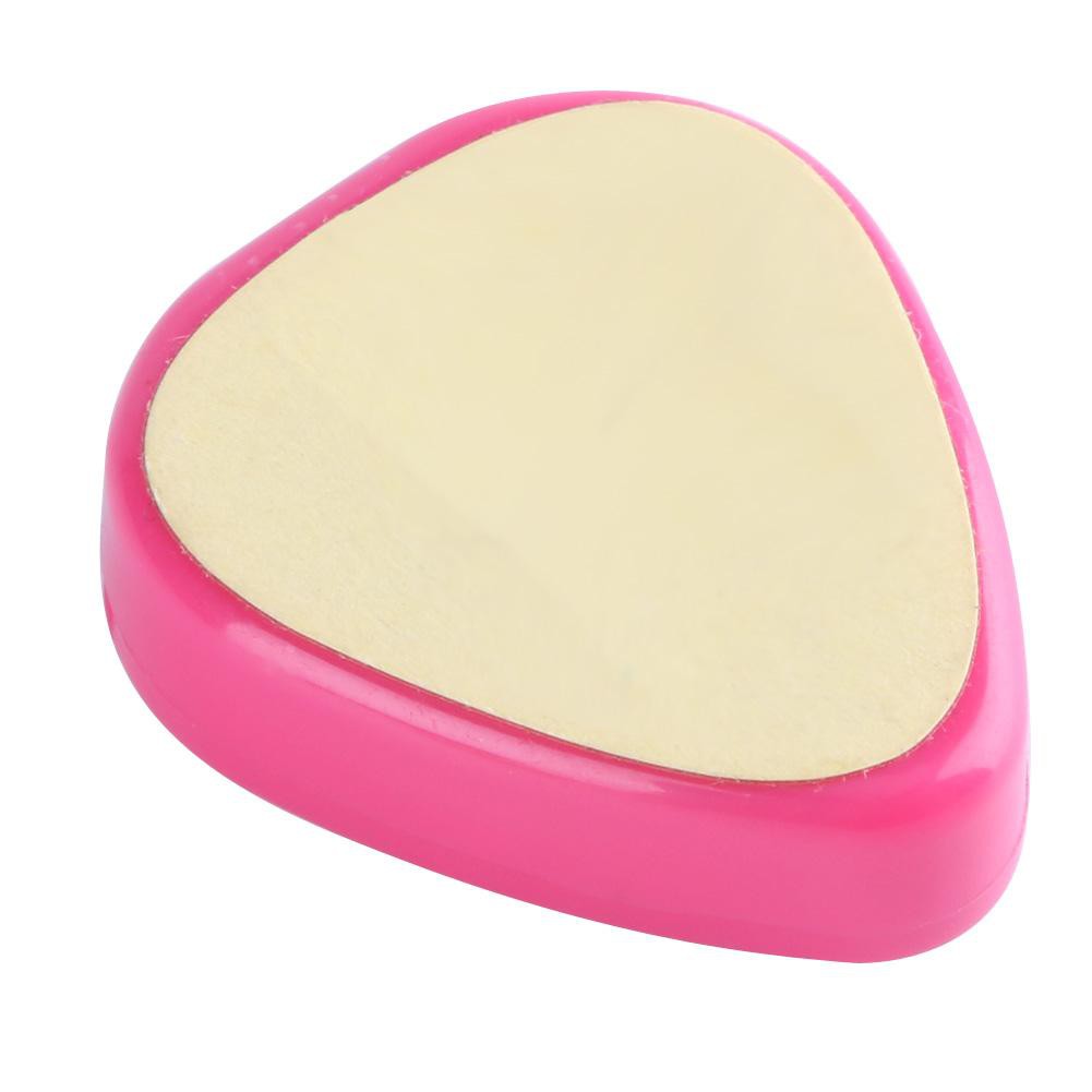 MOJITO Portable Plastic Heart Shape Guitar Pick Plectrum Holder Case