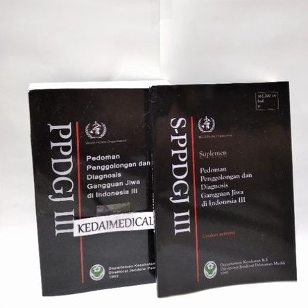 BUKU S-PPDGJ-III &amp; PPDGJ-III TERBARU TERLARIS