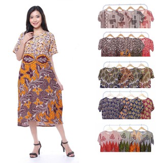  Daster  standar Baju Tidur Batik  Wanita  Kancing Depan 