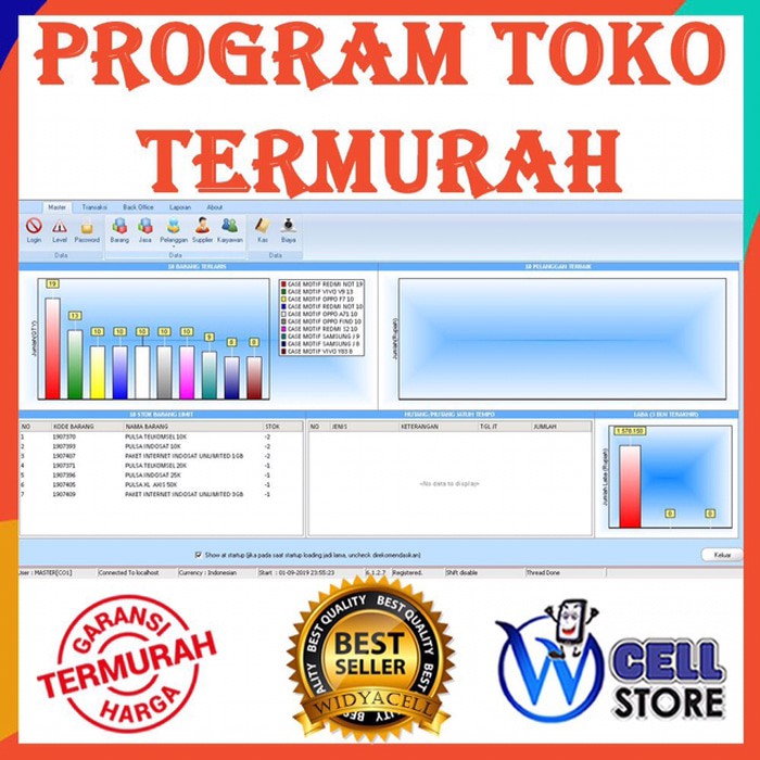 Gratis Ongkir Program Software Aplikasi Kasir Pembukuan Toko Permanen Sekali Bayar Utk Banyak Pc Shopee Indonesia