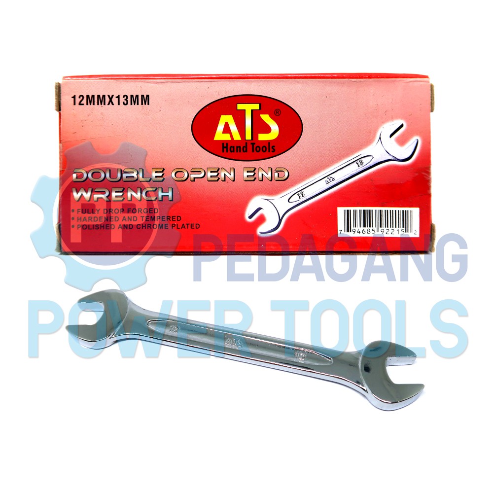 ATS KUNCI PAS 12 X 13 MM 12X13 DOUBLE OPEN END SPANNER WRENCH INGGRIS