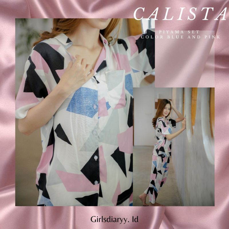 Piyama Wanita Pajamas Baju Tidur Wanita CALISTA SET