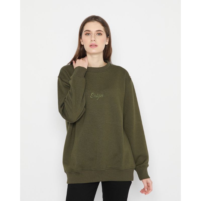 Dz97 Sweater Crewneck Pria Distro Grafity Sweter Switer Crewnek CN Crowneck Cowok Cewek Wanita Tebal-Litle army
