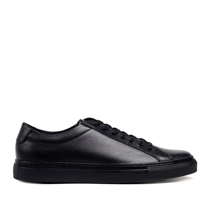 Prabu - Cipta Black Sepatu Sneakers Kulit Pria - 44