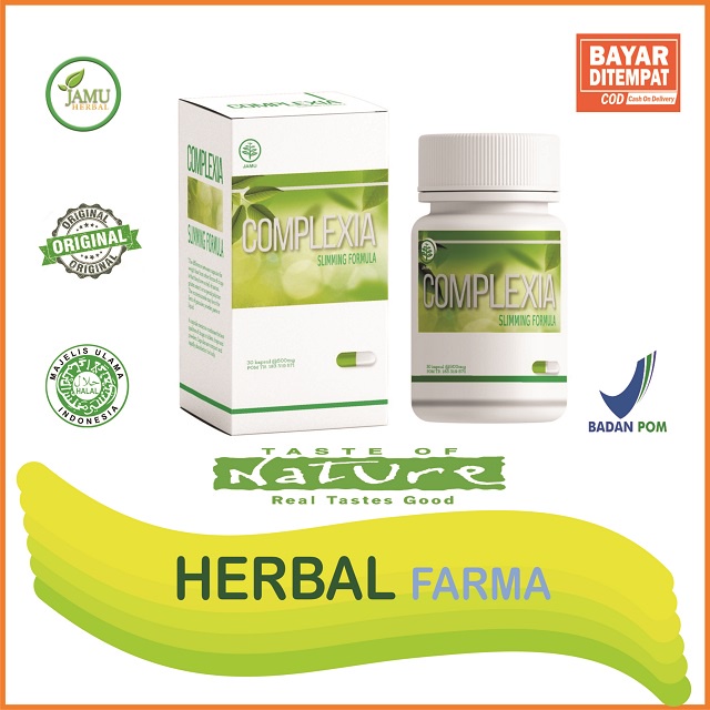 Complexia Asli 100% Obat Pelangsing Badan Alami Original