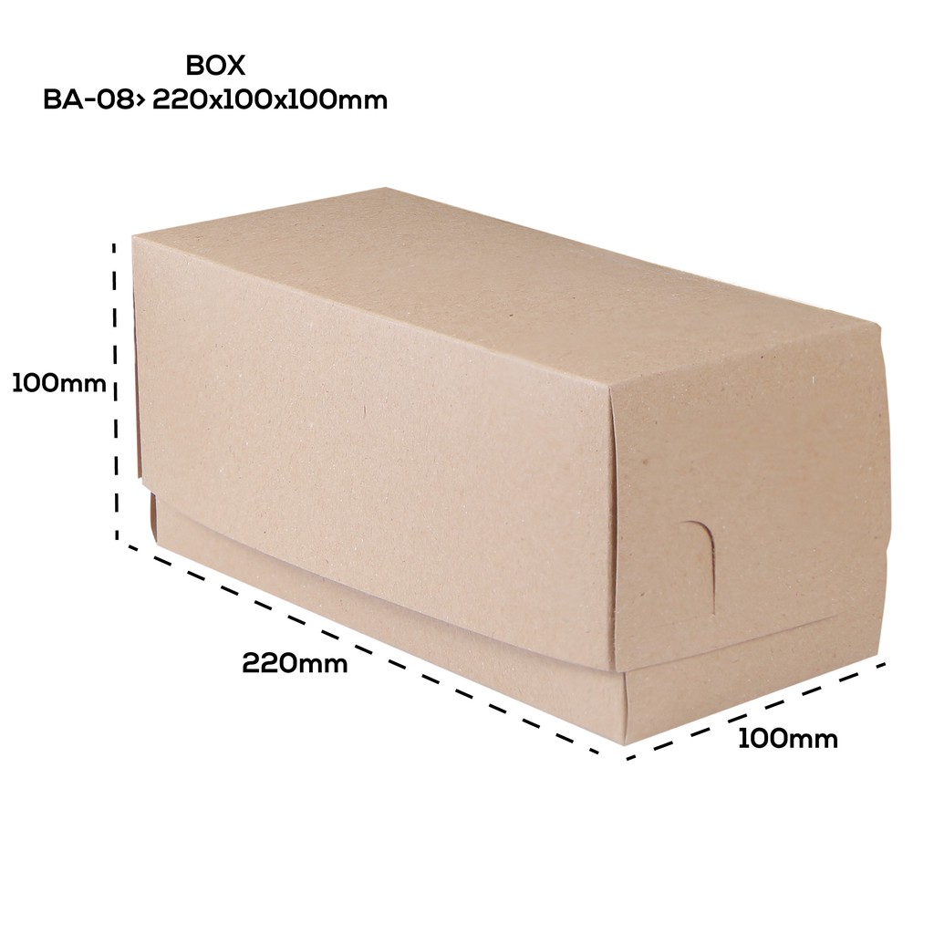 Box 22x10 Laminasi 325 Gsm Dus Roti Bakar (B8K4-Laminasi)