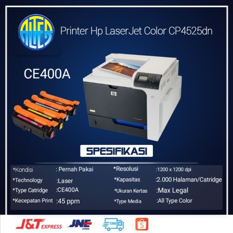 printer hp laserjet color cp4525 promo sudah duplex 
