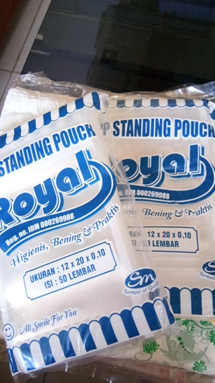 Standing Pouch 12x20 / Plastik Klip Ziplock Kemasan Berdiri Bening