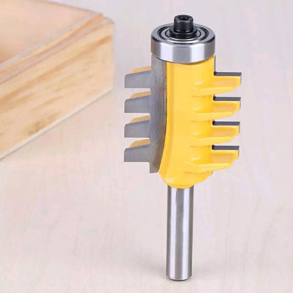 Mata Bor Pisau Profil Finger Joint T Type Cone Tenon Milling Cutter Finger Joint Glue Router Bit