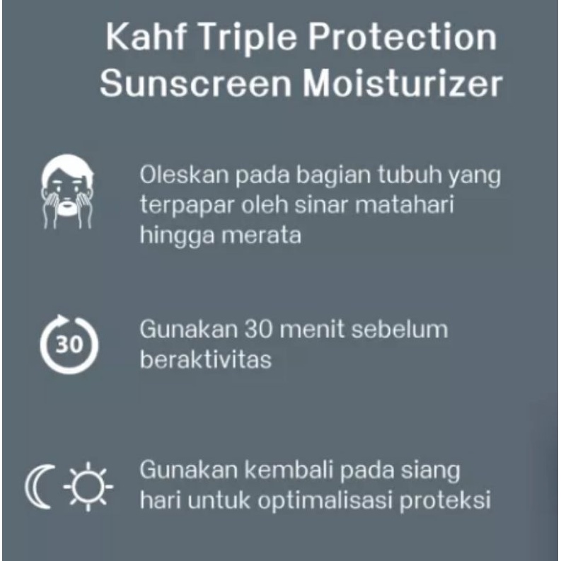 Kahf Sunscreen Moisturizer 30ml