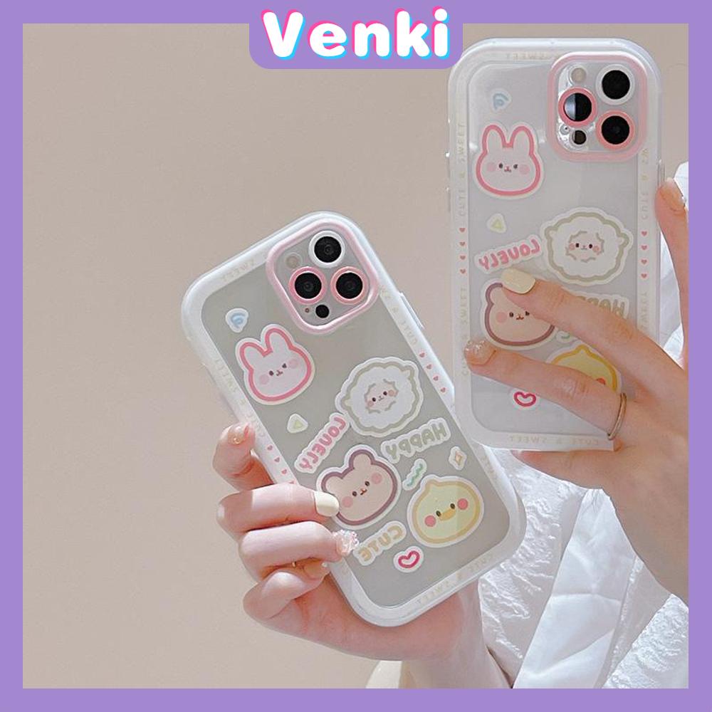 iPhone Case Silicone Soft Case Clear Case Airbag Shockproof Camera Protection Button Cartoon Cute Compatible For iPhone 14 Pro Max 13 Pro Max 12 Pro Max 11 Pro Max xr xs max