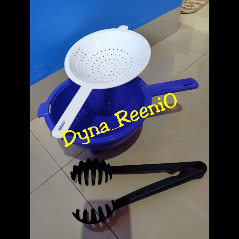 Double colander+Noodle tong