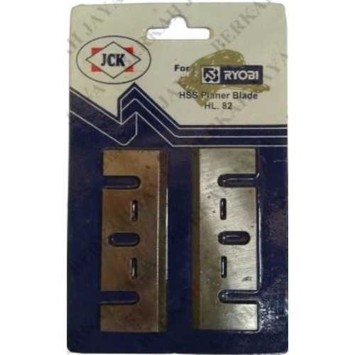 Mata Ketam JCK HSS HL82 BLISTER 82mm / Mata Planer / Mata Pasah / Mata Pisau