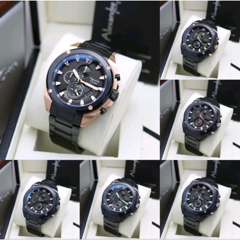 ORIGINAL JAM TANGAN PRIA ALEXANDRE CHRISTIE  AC 6646 / AC6646 / 6646 GARANSI RESMI 1 TAHUN,,STAINLES