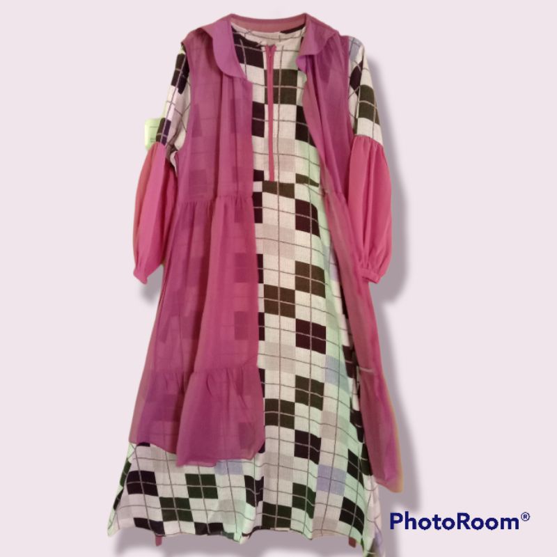 GAMIS ZHAFIRA 2 IN 1/DRESS ZHAFIRA /GAMIS SHAKILA MIX CERUTY