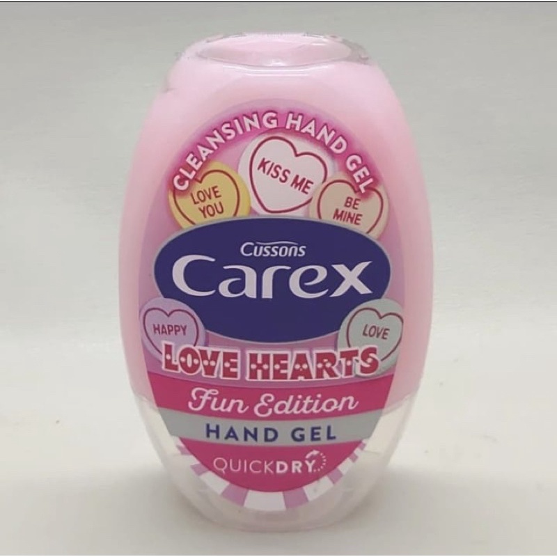 CAREX CUSSONS LOVE HEARTS FUN EDITION HAND GEL50ml