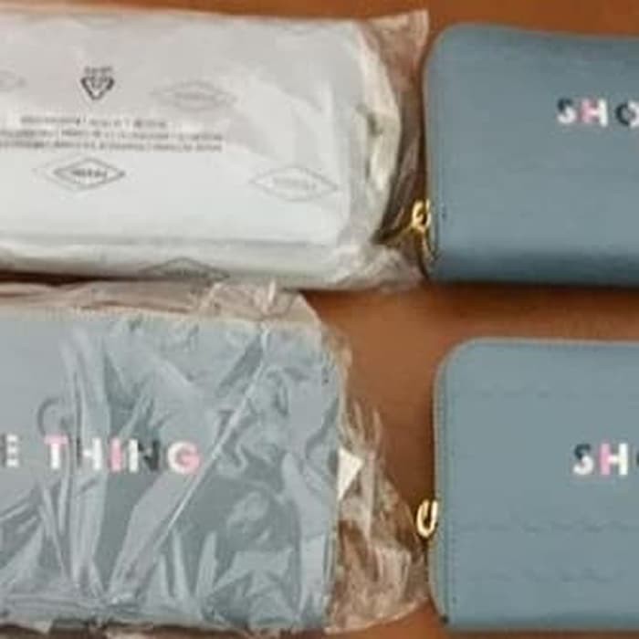 dompet Fossil Long Wallet Blue Multi Azalea original