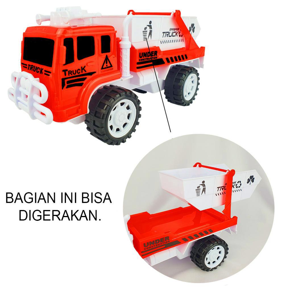 Mainan Anak Truk Pengangkut Sampah/ Truck Compactor Toys AK16 JSP