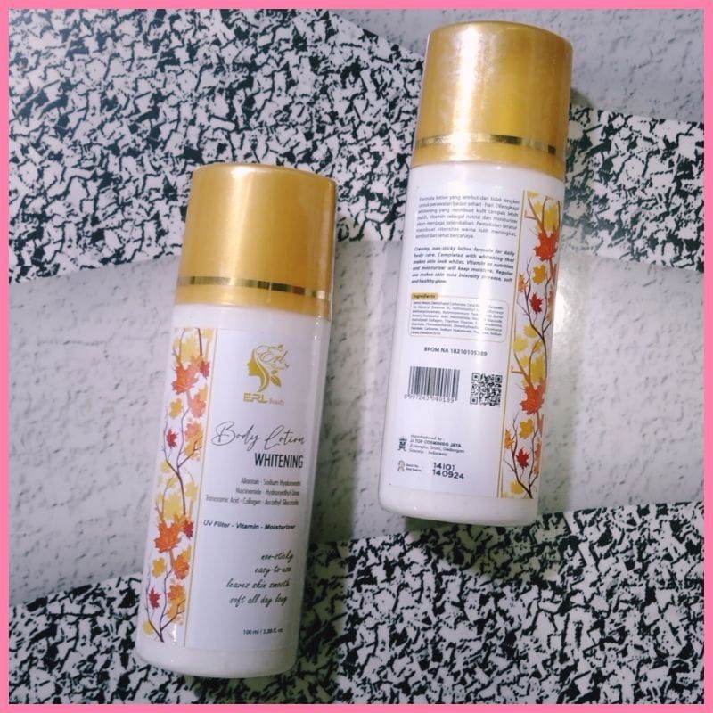 ERL BEAUTY HB WHITENING BPOM 100% ORI 100ML