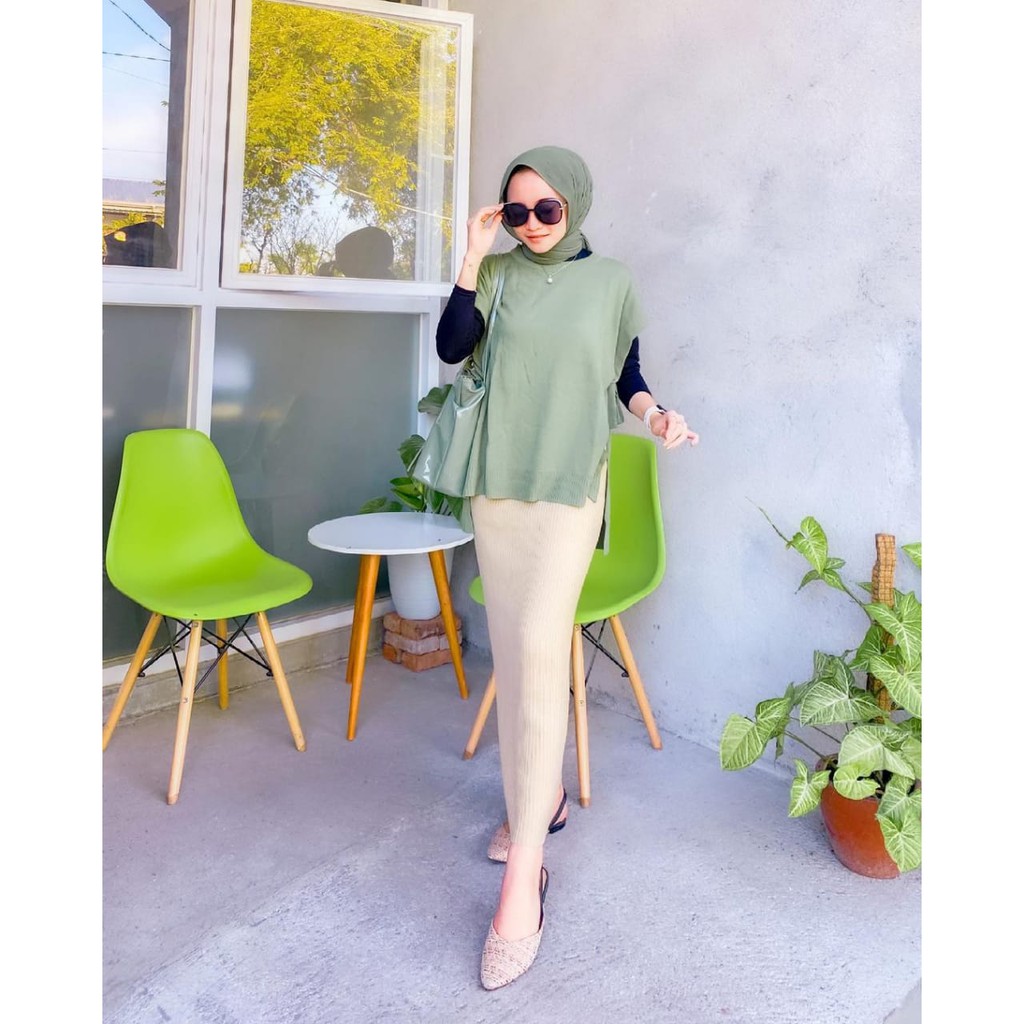 Britney span plisket skirt | rok wanita | bawahan muslim-5