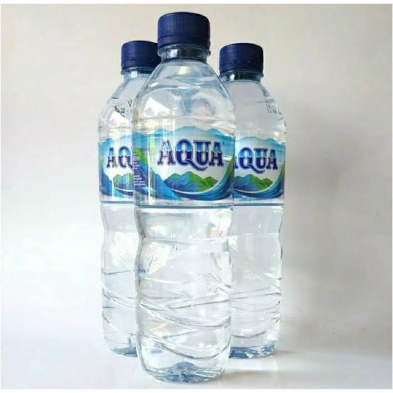 Air Mineral Minum Aqua Botol 600 ml isi 24 pcs 1 dus Khusus pengiriman Sameday atau Instant