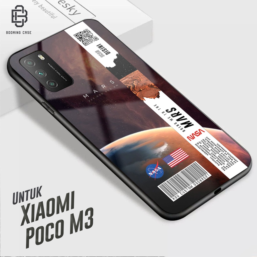 Case POCO M3 Hardcase 2D Glossy Casing Motif NASA MOON