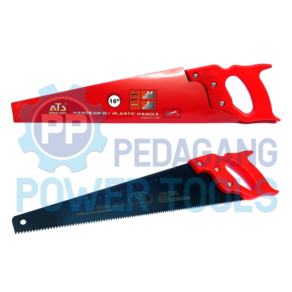 ATS GERGAJI TANGAN 16 INCH GAGANG PLASTIK GOROK POTONG MANUAL HANDSAW