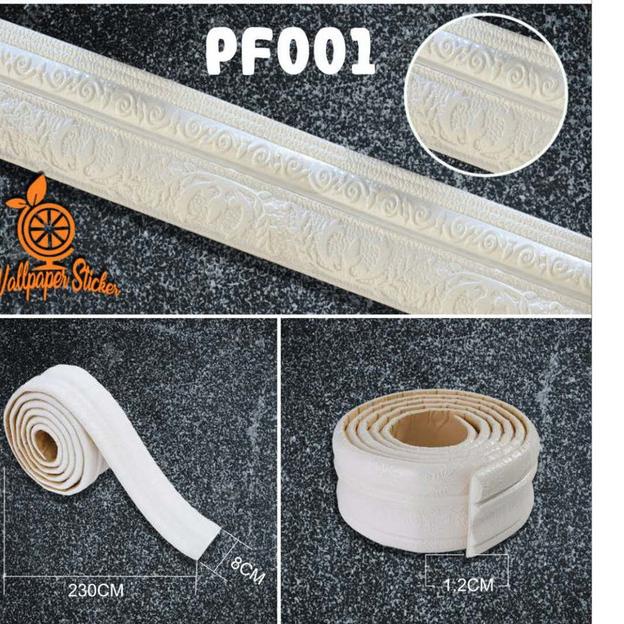 ♫ LIST BORDER FOAM PLAFON / LIST PROFIL FOAM / Moulding Wallpaper - PF001 ♛