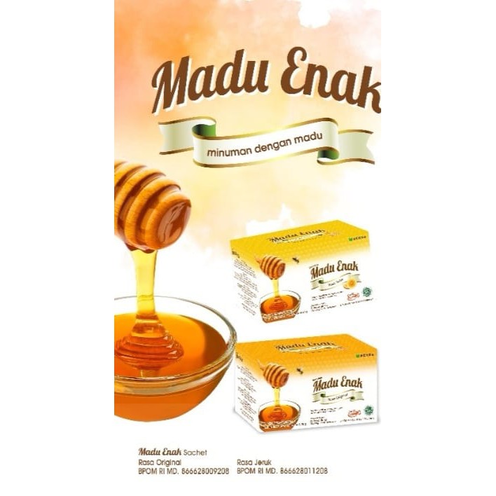 Madu Enak Sachet isi 12 sachet @ 20gr