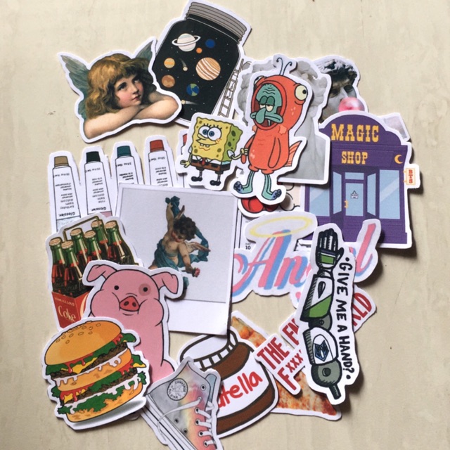 

Random aesthetic tumbrl sticker set cutting