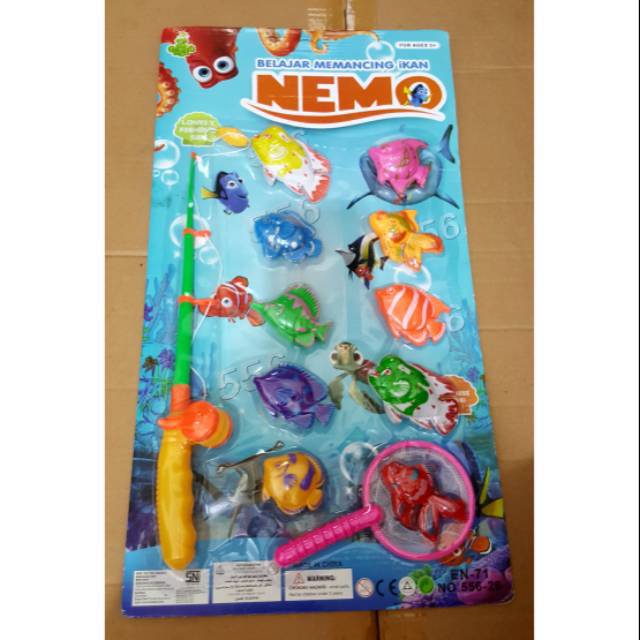 Mainan pancingan ikan nemo