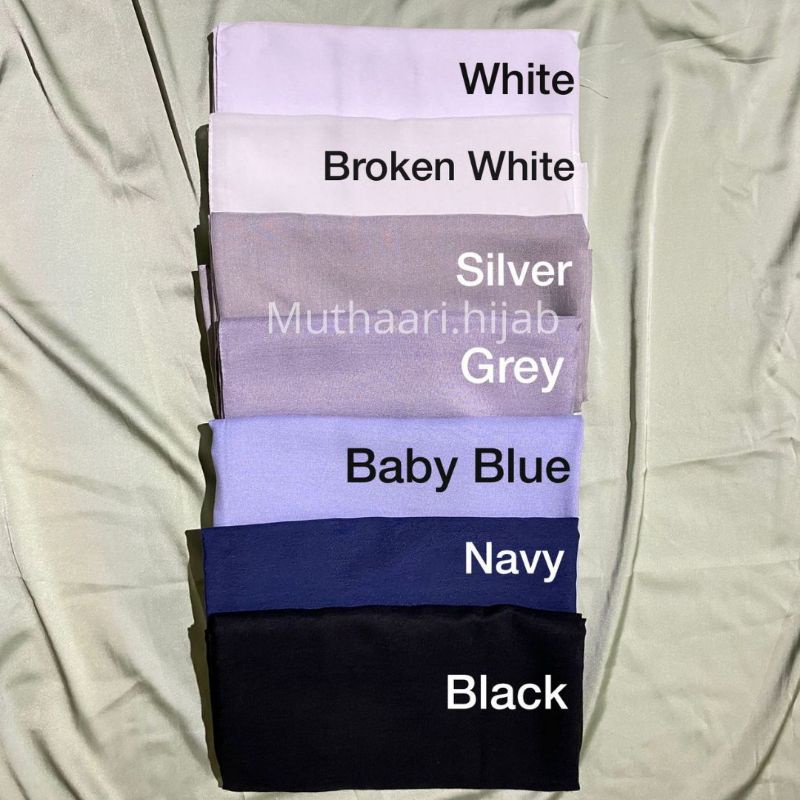 JILBAB PARIS PREMIUM ORIGINAL|| Hijab Segiempat Basic Jahit Tepi|| Kerudung Paris Premium Square Basic-2
