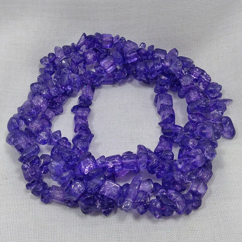 TERLARIS LIONTIN KALUNG BATU KECUBUNG ASLI NATURAL