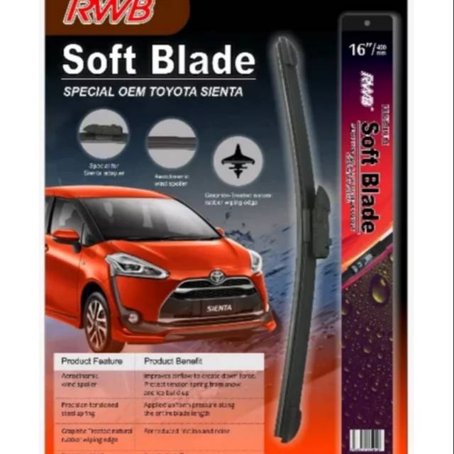 Wiper toyota sienta 26 dan 14