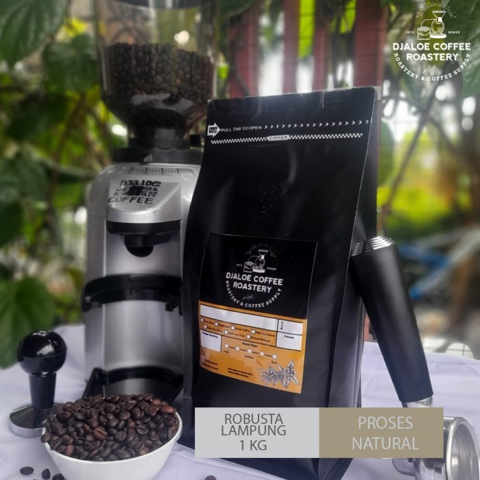 

kopi robusta lampung, robusta coffee 1kg - Giling Kasar