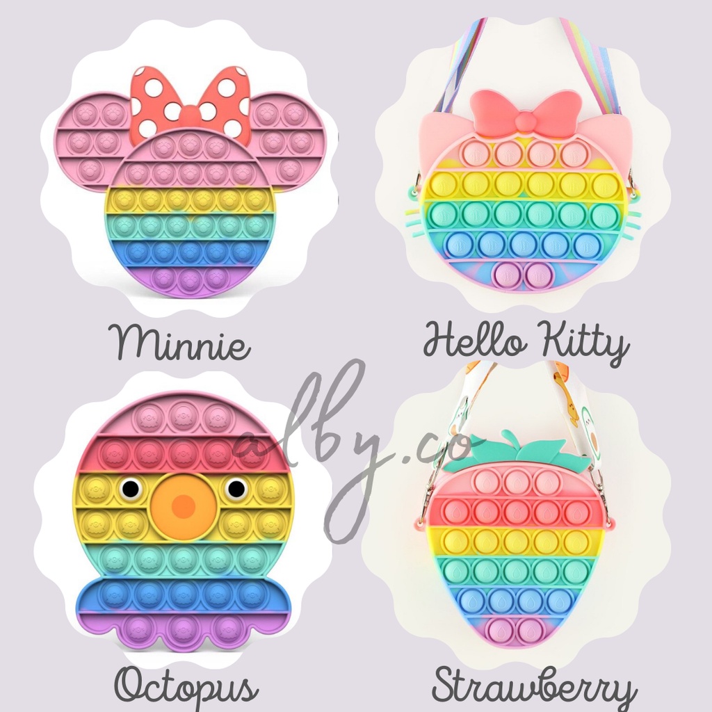 POP IT BAG / TAS POP IT / TAS ANAK FIDGET POP / MAINAN FIDGET POP BUBBLE-4